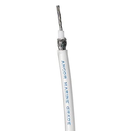Ancor White RG 213 Tinned Coaxial Cable - 250' 151725